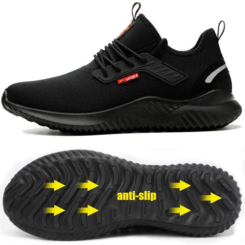 Pantofi de siguranță Trabo Fashion pentru bărbați, ușori și confortabili, pantofi de protecție indestructibili antiglonț_voghion.com