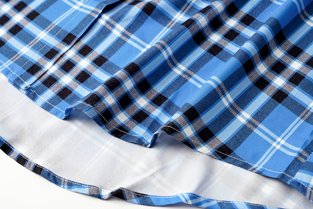 Abito monopetto a maniche lunghe a quadri da donna, autunno e inverno_voghion.com