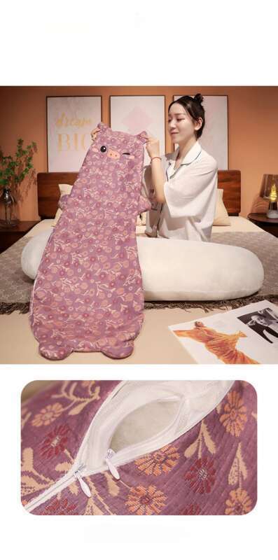 Triple Jacquard Animal Dolls Cartoon Long Plush Toys For Girls Sleep, Legs Clip Pillow_voghion.com