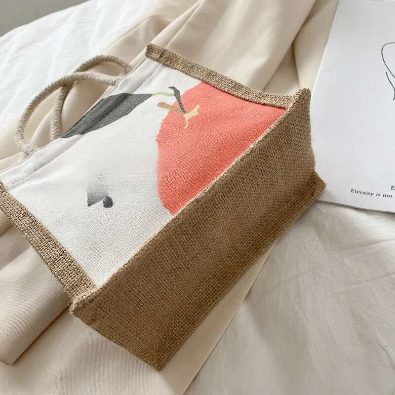 Women's Tote Bag, Cartoon Versatile, Simple, Large Capacity Ins, Korean College Student Style_voghion.com