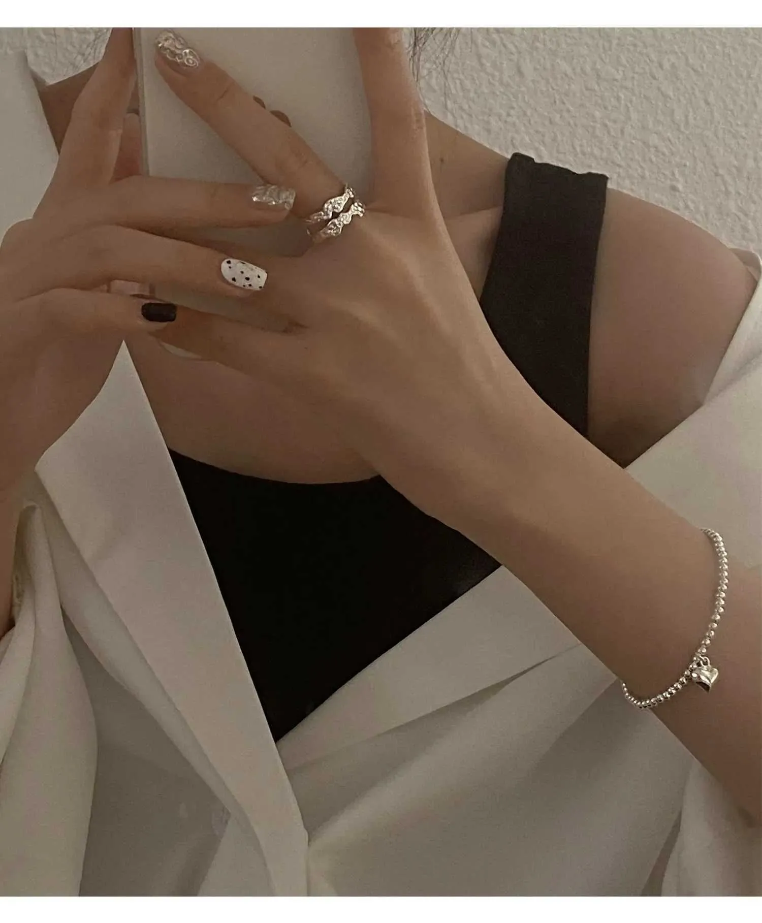 Bangle S Sterling Sier Star Love Häerz Anhänger Ronn Perl Perl Bracelet Meedercher Séiss Romantesch Stil Kaddoe fir Léifsten_voghion.com