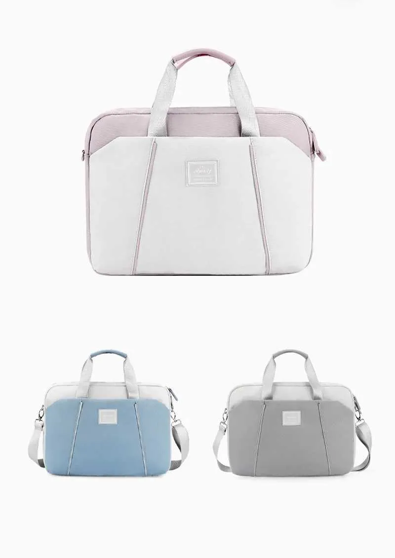 Borsa per laptop da donna, impermeabile, per notebook e-book, borsa per computer, tracolla singola, valigetta per tablet e PC, custodia per gadget_voghion.com