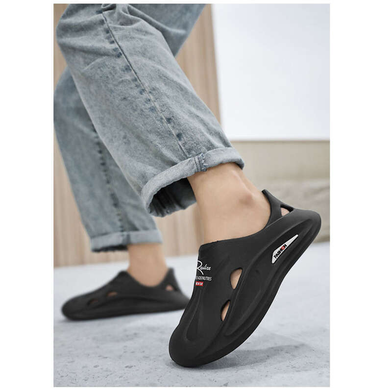 Summer New Baotou Outward Wearing Feet Feeling Sandals For Men's Personalized Trendy, Anti Slip, Wear Resistant, Casual_voghion.com