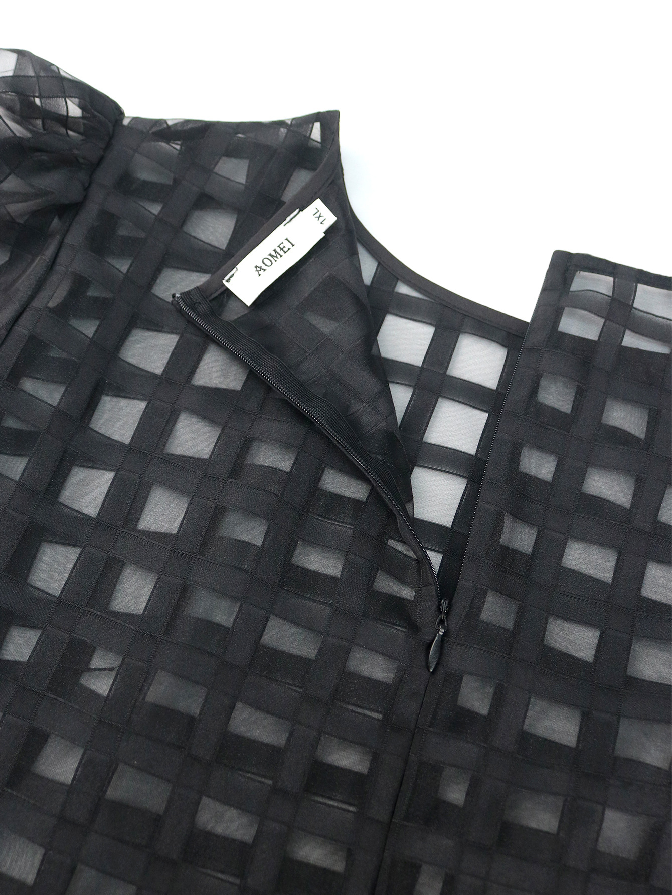 Cardigan long ajouré sexy, grande taille, style boîte de nuit, taille haute, robe Sexy, printemps et été_voghion.com