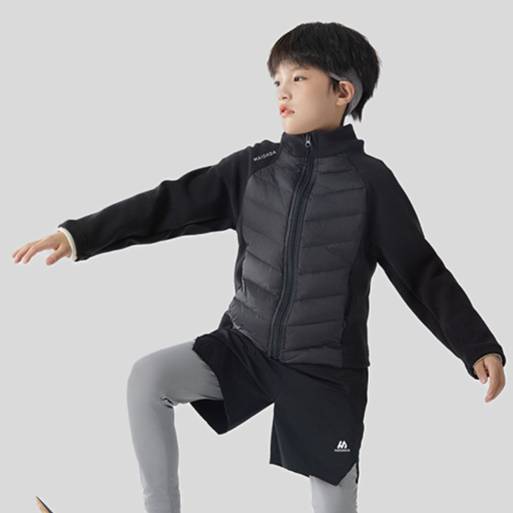 ​​Ultra-Light Kids' Down Jacket – 90% White Duck Feather Fill, Slim Fit Zip-Up Vest For Boys & Girls (Black/Beige/Gray/Navy/Brown), 120-170cm_voghion.com