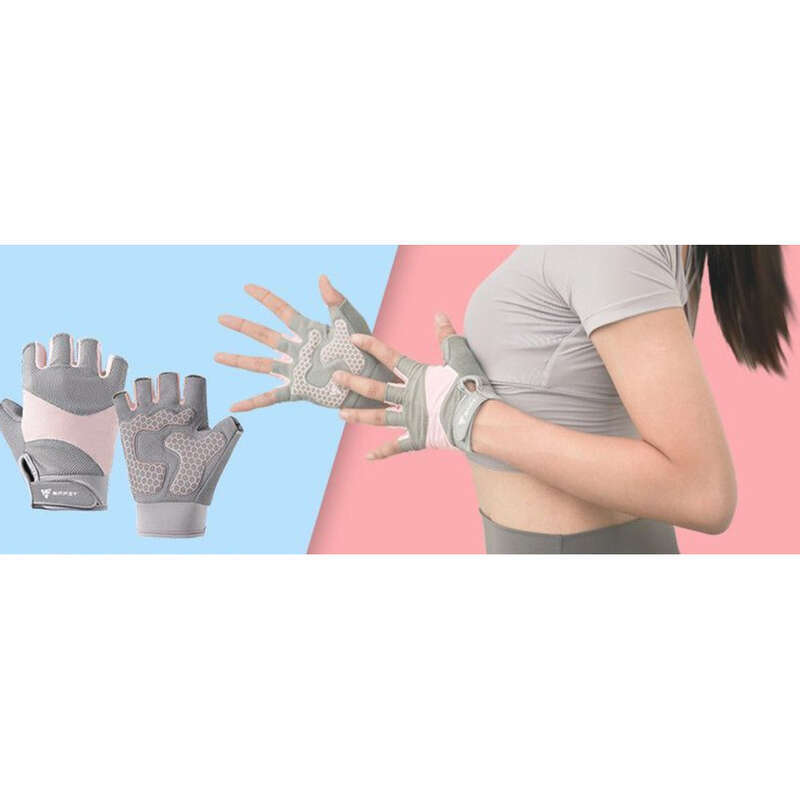 【 Coleção 20000 Pessoas 】 Luvas esportivas de fitness para mulheres e homens, Kettlebells antiderrapantes e com absorção de choque, espessados_voghion.com