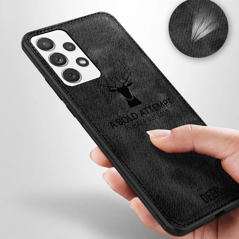 Deer Patterned Hard Cover S24 A52 A54 5G Phone Case For Samsung Galaxy S22 Ultra S23 FE_voghion.com