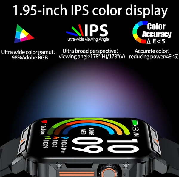 L81 Outdoor Sports Square Smartwatch Answer Call Big Battery Fitness Tracker Waterproof Smartwatch Men For IOS Android_voghion.com