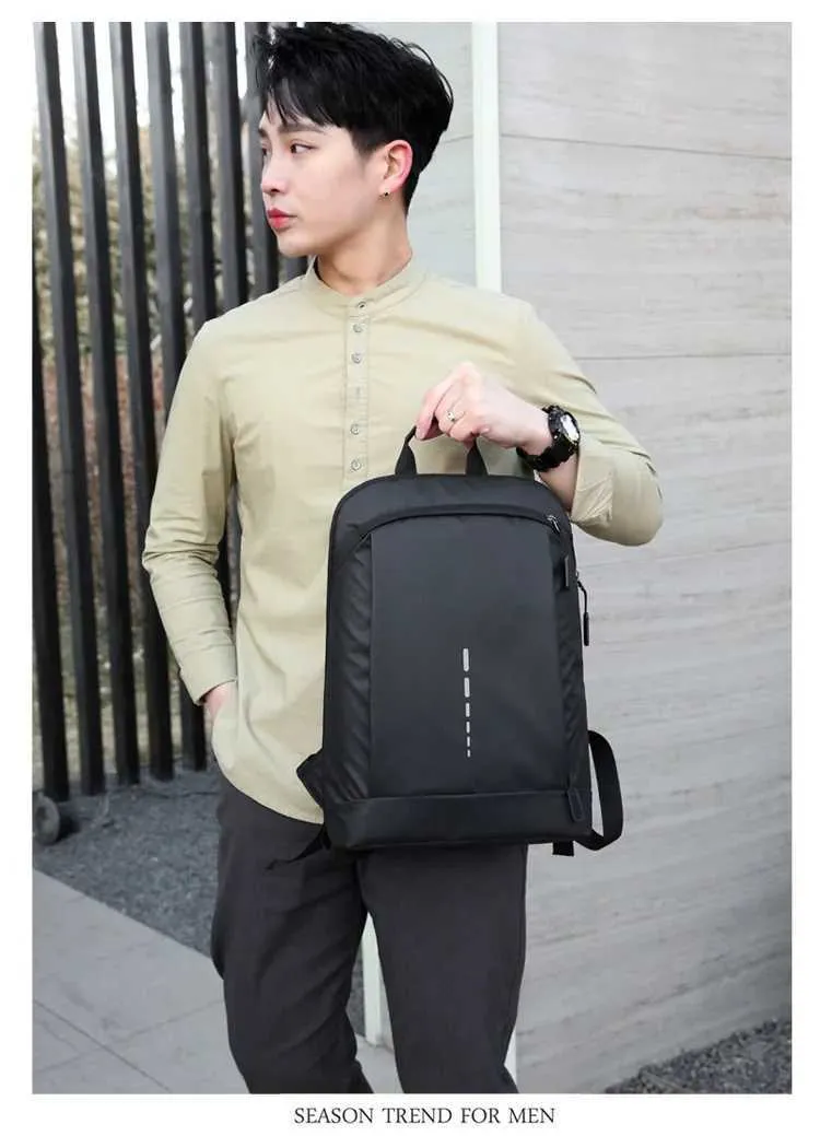 Sac à dos ultra léger et imperméable pour homme, sac à dos élégant pour ordinateur portable 15,6 pouces C241011C241011_voghion.com
