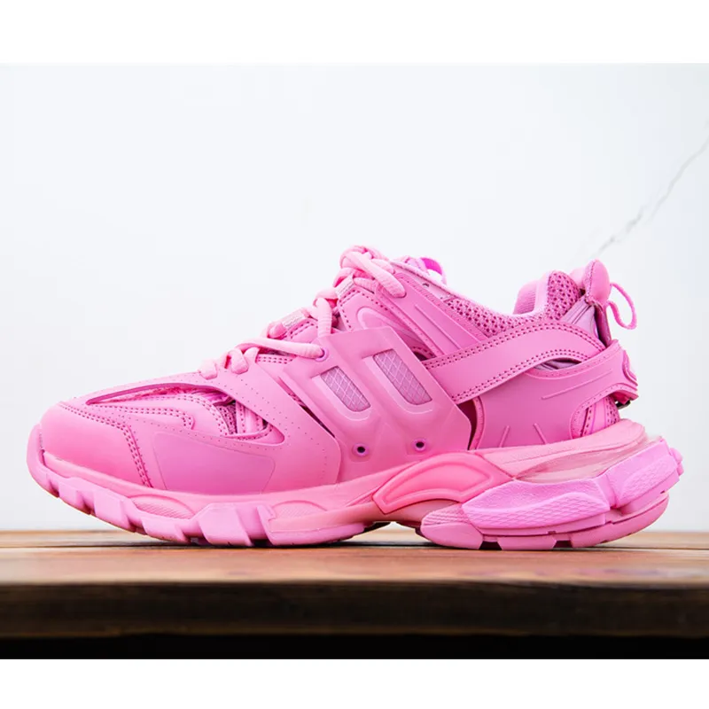 Designer Donna Uomo Scarpe casual Track 3.0 Sneaker LED Sneaker in pelle di gomma illuminata Sneakers con plateau stampato in nylon da uomo_voghion.com