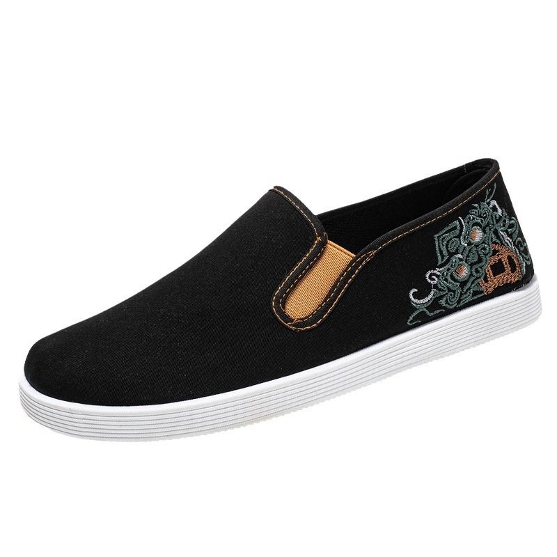 2024 New National Style Men’s Breathable Canvas Shoes_voghion.com