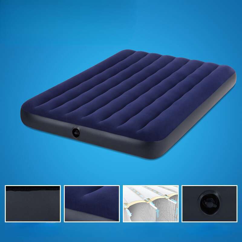 Adecuado para acampar al aire libre y descansar en casa: el colchón inflable plegable es súper fácil de usar._voghion.com