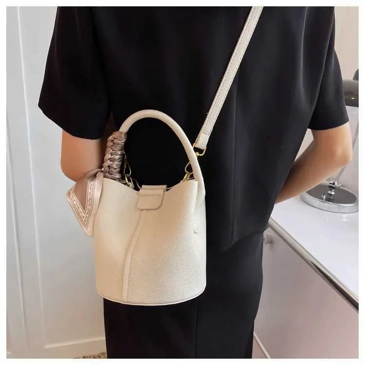 Axelremsväska för moderiktig handhållen hinkväska för kvinnor, designerväskor, handväskor och väskor, bolsos de mujerC241212_voghion.com