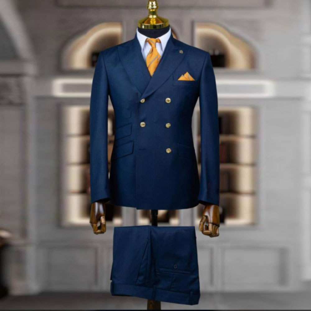 New men's suit two-piece jacket pants banquet set