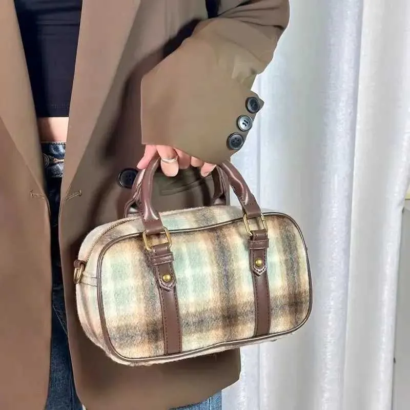 JIAERDI Vintage Brun Messenger-veske Kvinner Høst Vinter Skinn Uformelle Skuldervesker Kvinnelig Retro Hot Girl Y2k_voghion.com