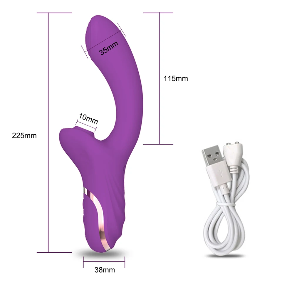 Dual Stimulation Clitoral Sucker And Vibrator For Women_voghion.com