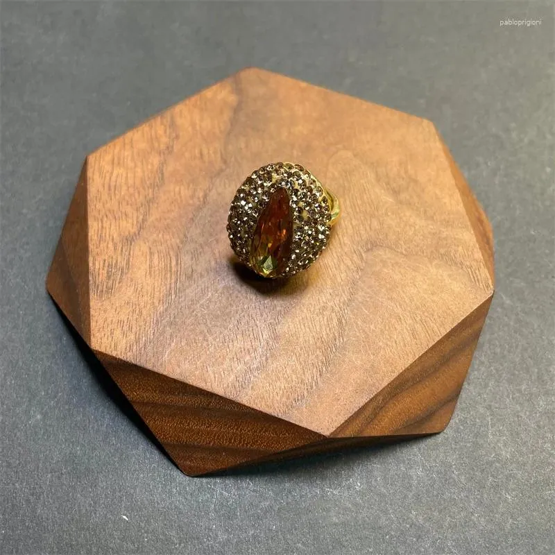 Collana Orecchini Set Sudan Pietra Turca Gioielli che cambiano colore Strass Forma a goccia Zultanite Cristallo 3 pezzi_voghion.com