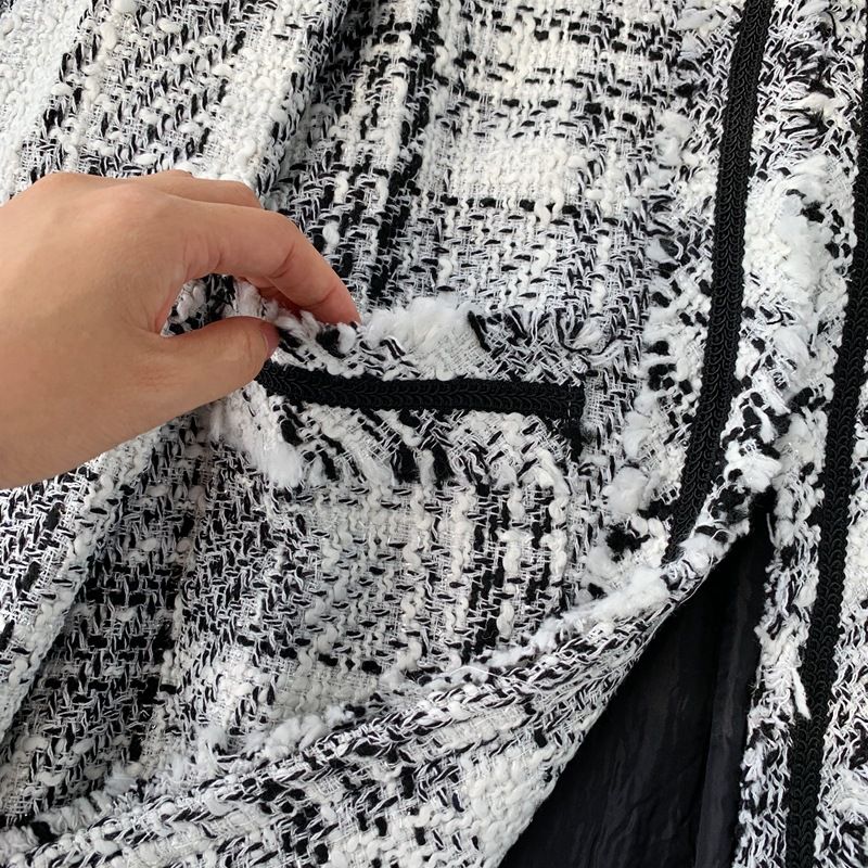 Women's Clothing new retro casual loose wool long-sleeved cardigan small suit_voghion.com