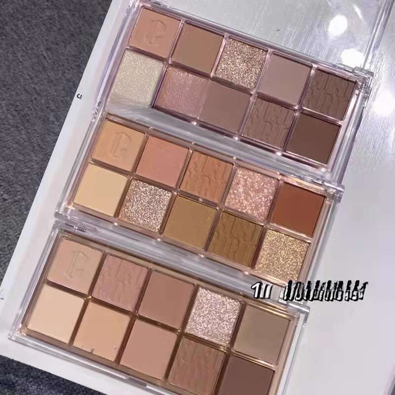 10 øjenskyggepaletter Nichemærker Super Shiny Pearl Matte Stor Jordfarve Dame_voghion.com