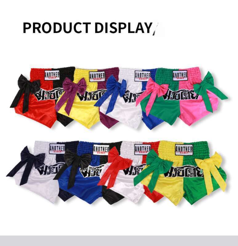 ANOHERBOXER Boks Training Shorts Free Fighting Sanda Fighting Broek Muay Thai Shorts Mannen En Vrouwen_voghion.com