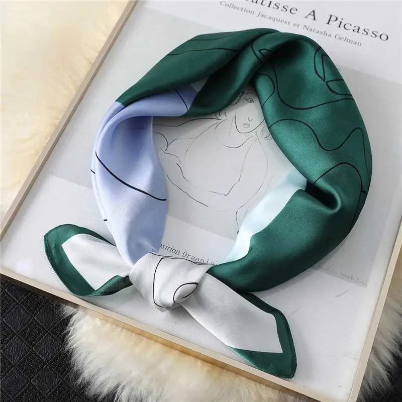 2025 Seidenschal Print Kopftuch Katze Haar Wrap Halstuch Weibliche Satin Quadrat Schal Für Frauen Stirnband Foulard Hijab_voghion.com