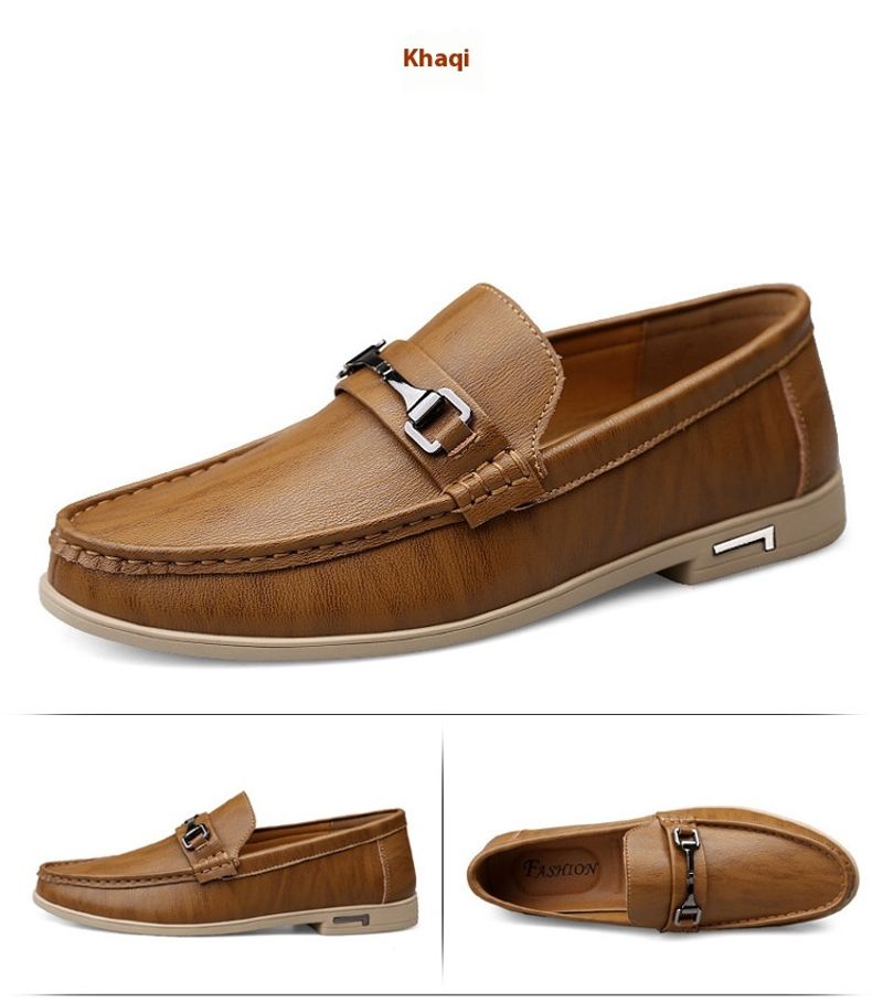 New Genuine Leather Men Casual Fashion Formal Mens Loafers Moccasins Italian Breathable Slip On Male Boat Shoes Size_desvips.com