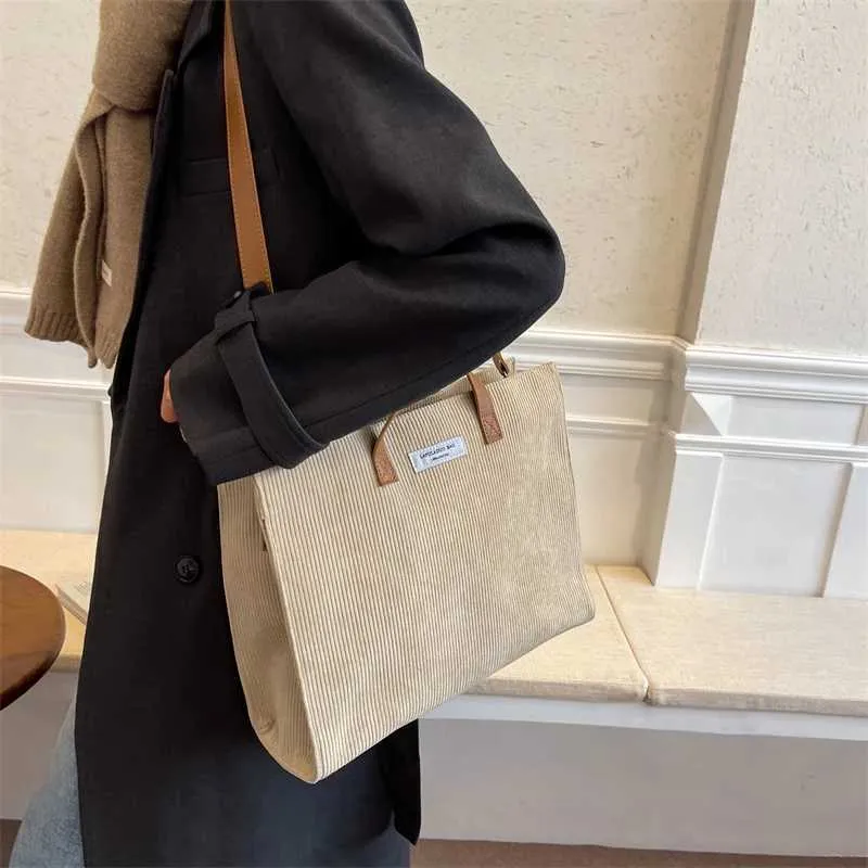 LEFTSIDE Borse a mano da ufficio, borsa a tracolla per donna, borsa shopper vintage, borse da donna, tote 2022, inverno C241210_voghion.com