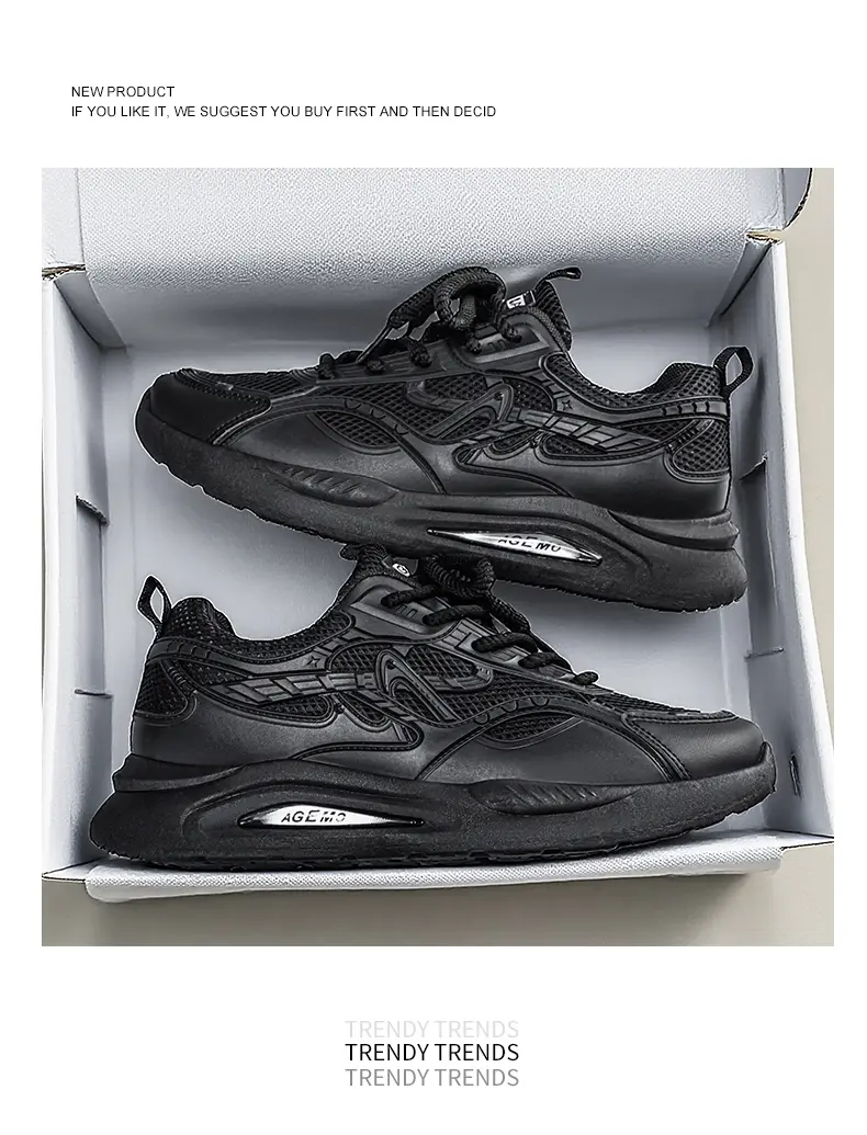 Sneakers dad shoes homme - baskets décontractées à plateforme_voghion.com