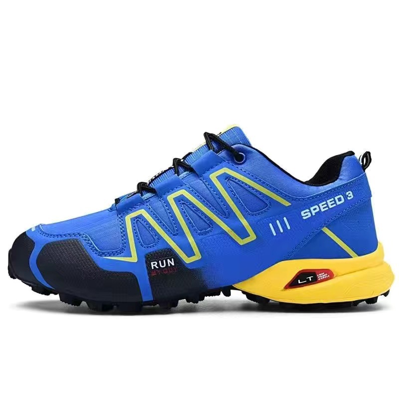 Randonnée en plein air transfrontalière chaussures de course de fond d'alpinisme pour hommes chaussures de tourisme basses Salomon chaussures de sport de cyclisme de grande taille antidérapantes_voghion.com