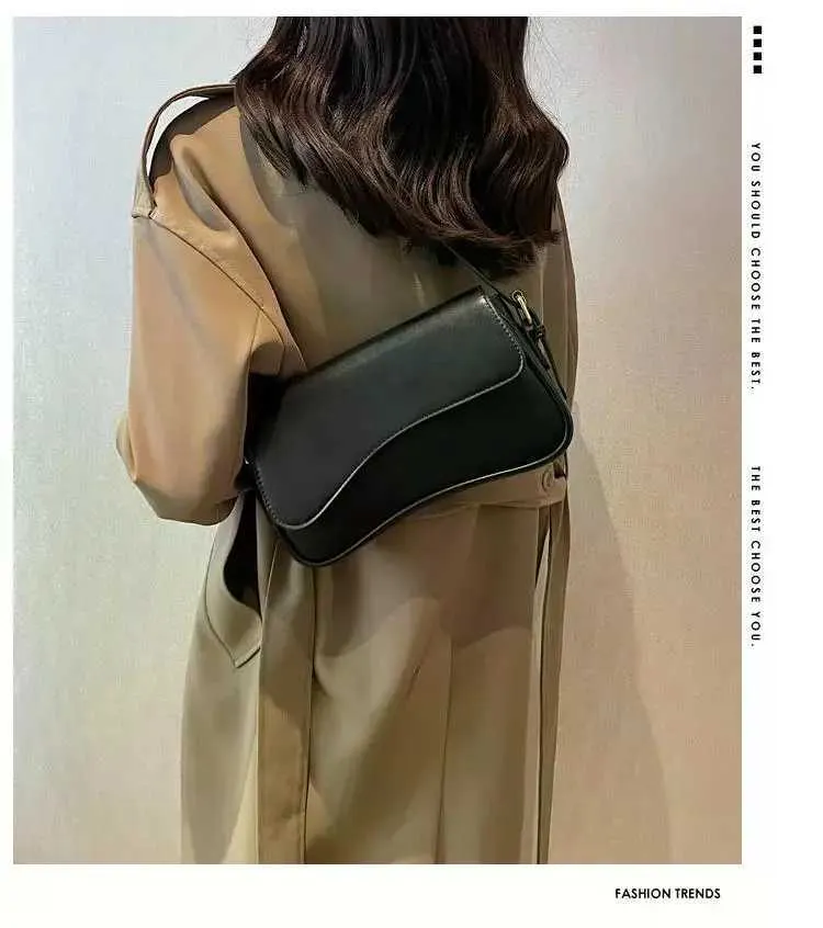 Borsa a tracolla retro in pelle da donna piccola borsa a spalla_voghion.com