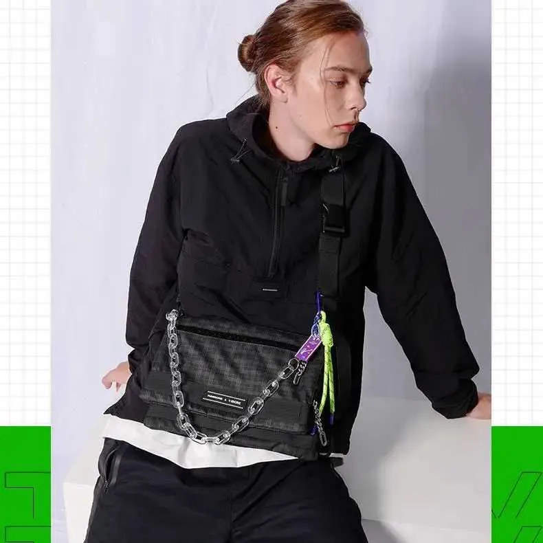 Kingsons Messenger Shoulder Crossbody Bag Waterproof Plaid Casual_voghion.com