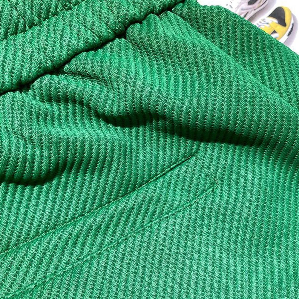 Men's Shorts Men Summer Pants Letter Print Drawstring With Elastic Waist Pockets Knee Length Vacation Beach Sport Casual_voghion.com