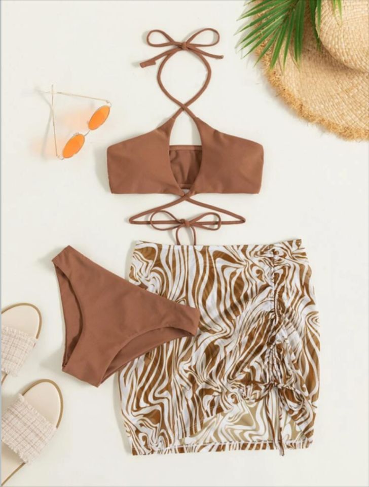 Maillot de bain bikini fendu trois pièces sexy pour femmes fabricant féminin en gros_voghion.com