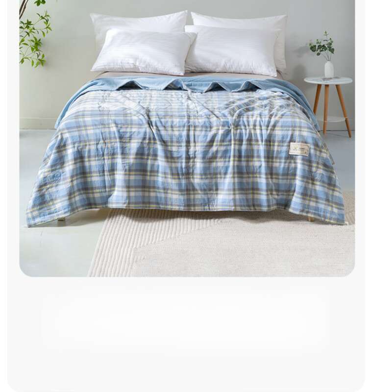 Cotton Summer Air Conditioning Cooling, Made Of Cotton, Summer Bedding Washable Lightweight_voghion.com