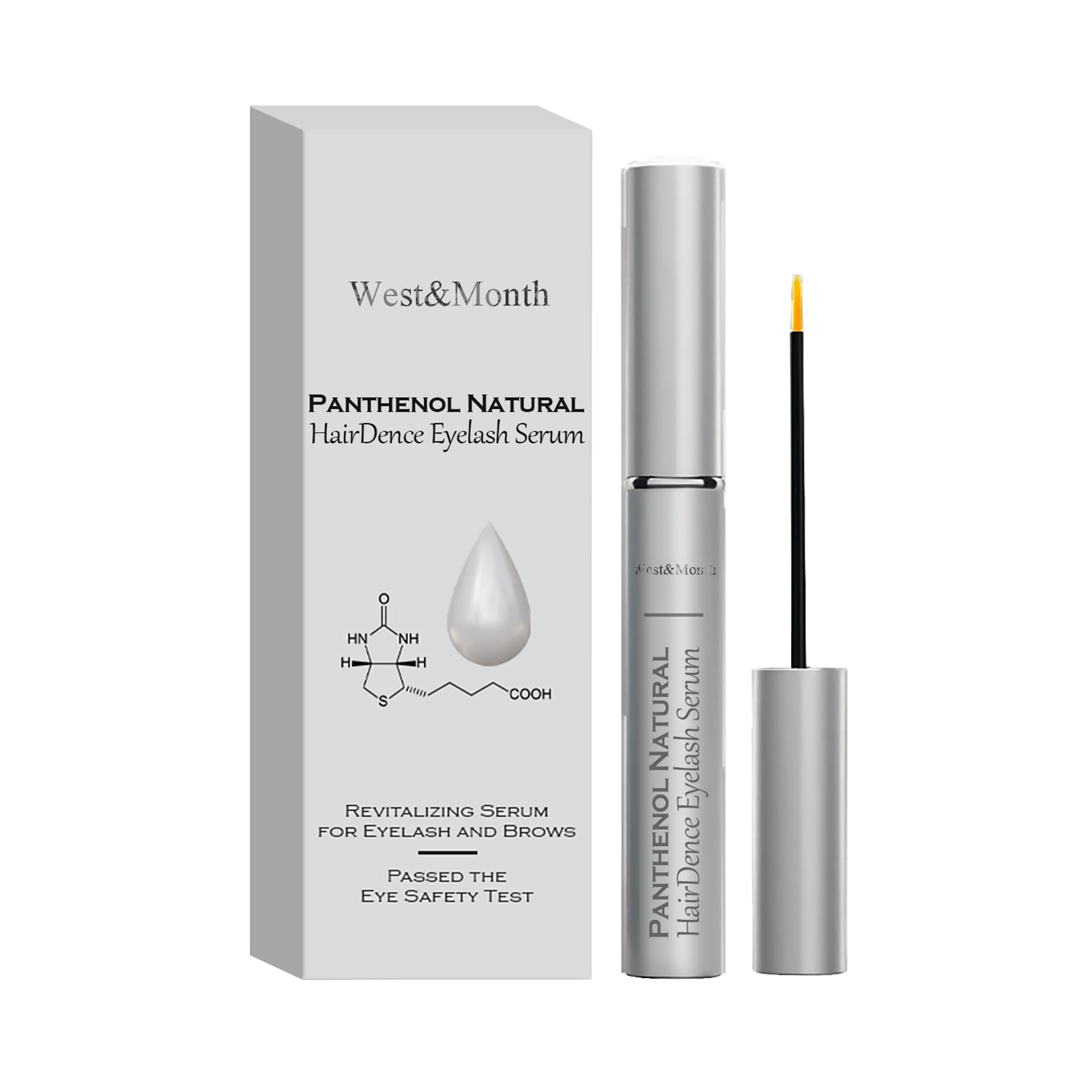 West&Month Verlengende Volumizing Mascara Ultra-Zwarte Kruldefinitie Voedende Formule Met Ergonomische Borstel_voghion.com