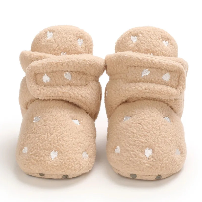 Newborn Baby Socks Boy Girl Enfant Toddler First Walkers Booties Cotton Comfort Soft Anti-slip Warm Cutefeet Infant Crib_desvips.com