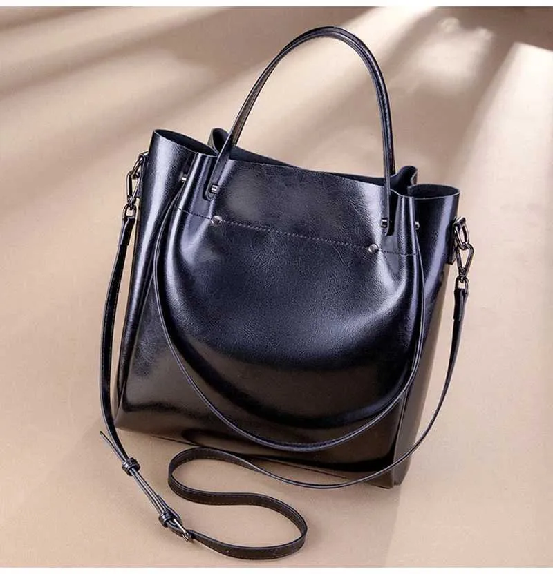 Dames handtas van echt leer in cowboy stijl als schoudertas_voghion.com