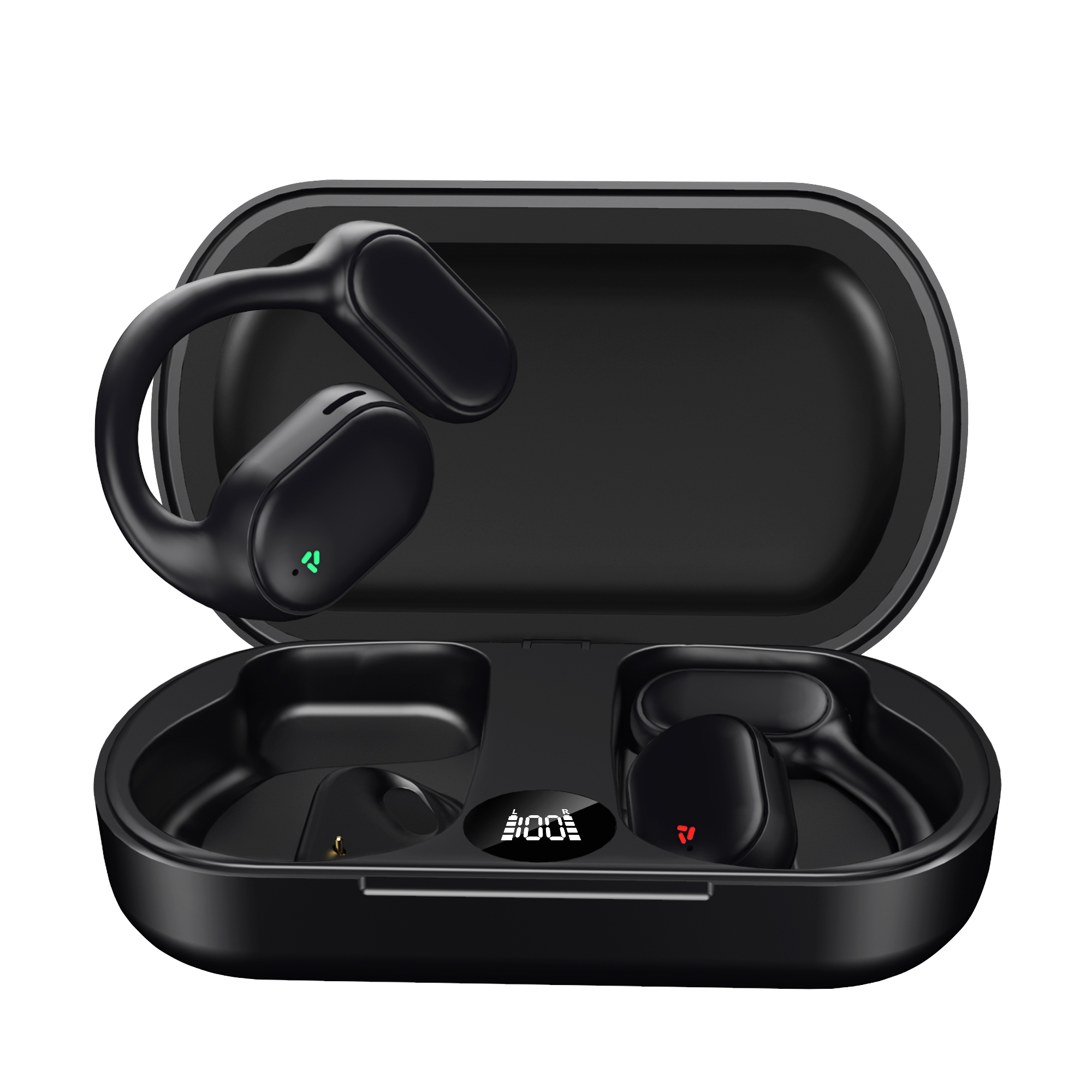 XG33 Sport Cuffie senza fili Gancio per l'orecchio Cuffie vivavoce impermeabili Comode con gancio per l'orecchio TWS Auricolare per la corsa_voghion.com