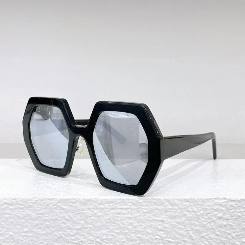 Oversized solglasögon dam designer fyrkantig båge_voghion.com