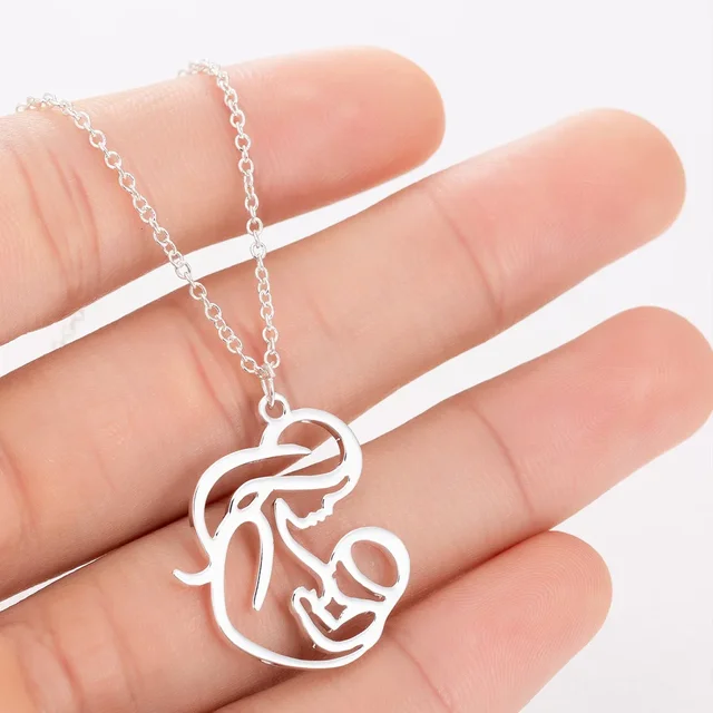 Hot Sales Stainless Letter Word MAMA Pendant Necklace For Women Mothers Love Gifts Mom Jewelry Wholesale Dropshipping Accessories_voghion.com