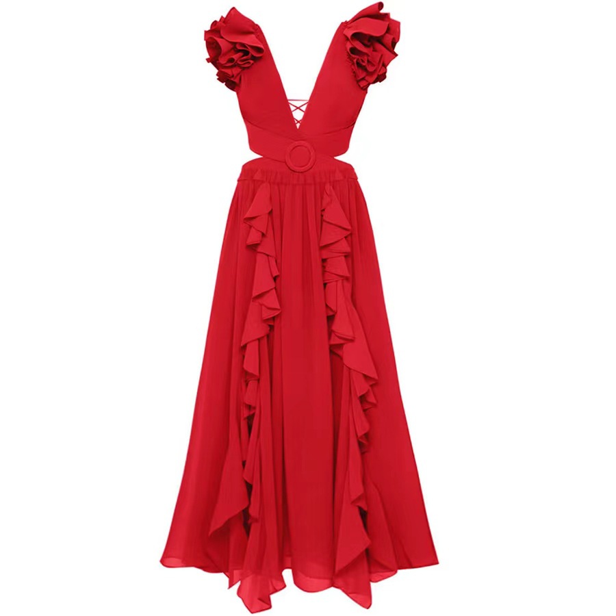 Traje de baño de cintura alta a la moda para mujer._voghion.com