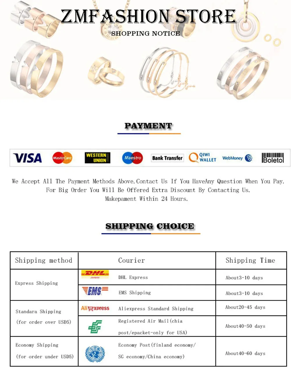 Braccialetto a tubo spesso per donna Bracciale a polsino in acciaio inossidabile Hiphop Cavo placcato oro Moda all'ingrosso Gioielli Pulseras_voghion.com