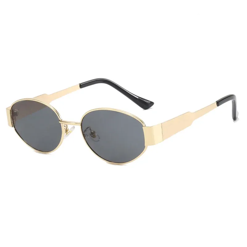Better Men Cool Designer Girl Week Fashion Tide Temple Frame Sonnebrëller fir Fraen Designer Elite Brëller Metall Hären_voghion.com