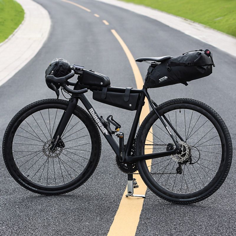 RHINOWALK Rhino Full Waterproof Bicycle Saddle Tail Bag Large Capacity 10L Road Bike Lightweight Long Distance Riding_voghion.com