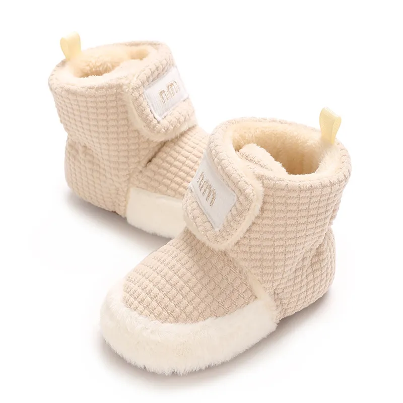 Botas de inverno de lã quente para bebês recém-nascidos, sapatos para crianças pequenas, botas Cutefeet para meninas e meninos de 0 a 18 meses_voghion.com