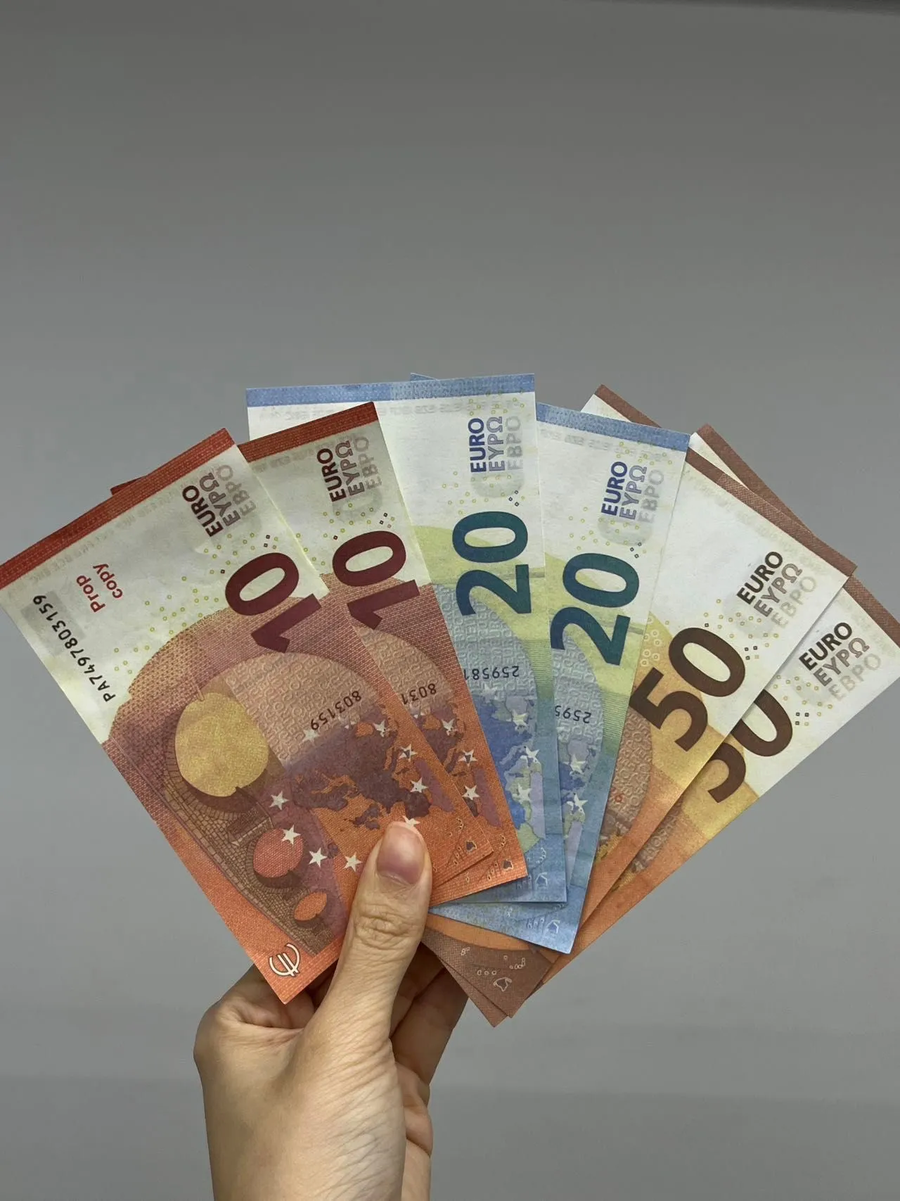 Copie de billets de banque réels au format 1:2, billets en euros Ffcjb contrefaits_voghion.com