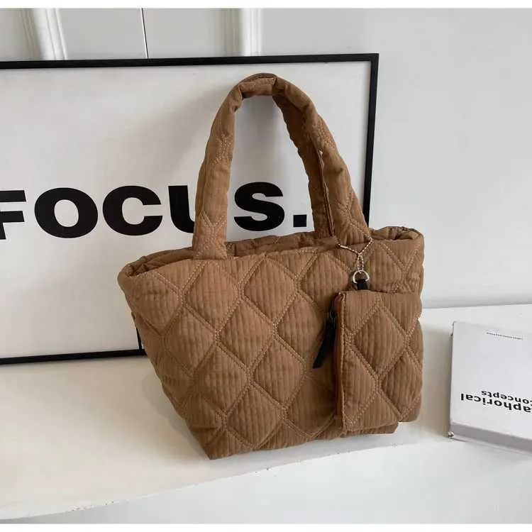 Damen Stepptaschen Set Große Schultertasche Und Handtasche_voghion.com