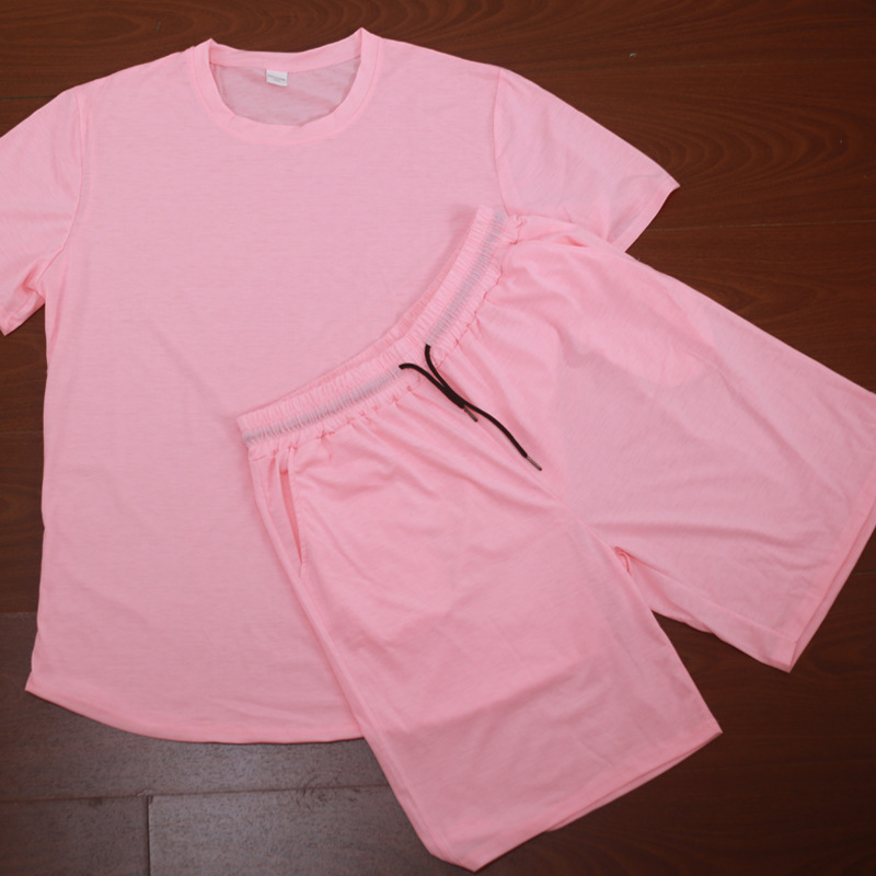 ​​Men's Summer Sportswear Set - Breathable Quick-Dry Short Sleeve T-Shirt & Shorts For Gym, Running, Casual Wear (Multiple Colors & Sizes)​​_voghion.com