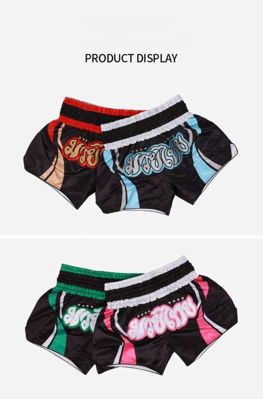 ANOHERBOXER Retro Muay Thai hlače MMA mešane borilne veščine One Fighting tekmovanje kratke hlače Sanda Wushu_voghion.com