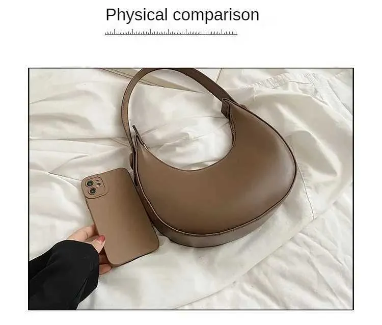 Fashion Armpit Bags For Women Cute Half Crescent Leather PU Purses And Handbags Designer Shoulder Bag Small Hand_voghion.com
